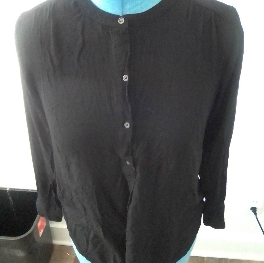 Woman's Old Navy Large Tunic Shirt Short Sleeve